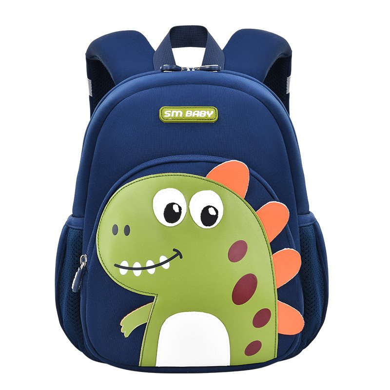 Men's And Women's Cute Fashion Dinosaur Neoprene Backpack - Image 2