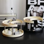 Nordic Shelving Desktop Moon Shaped Tray Ins Wind Vanity