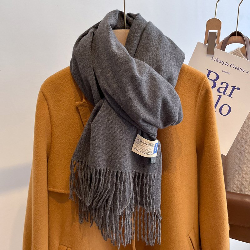 High-end Versatile Shawl Warm Thickened Scarf Dual-purpose - Image 8