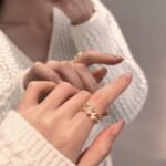Purple Enamel Butterfly Ring, Niche Light Luxury Design, High Class Non-fade Versatile Finger Ring For Women