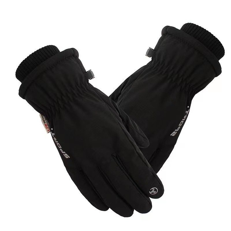 Couple Winter Fleece Thickened Warm And Windproof Gloves - Image 10