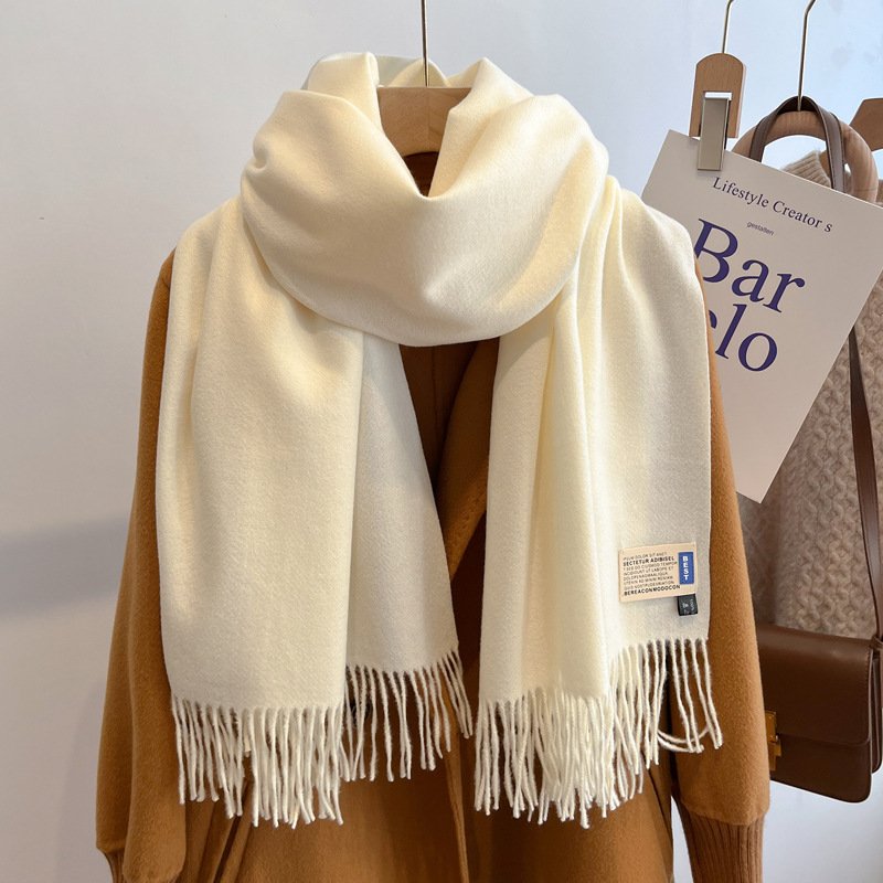 High-end Versatile Shawl Warm Thickened Scarf Dual-purpose - Image 2