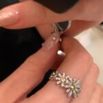 Exquisite High-end Design, Sparkling Cubic Zirconia,  Floral Style, Versatile Daily Ring For Women