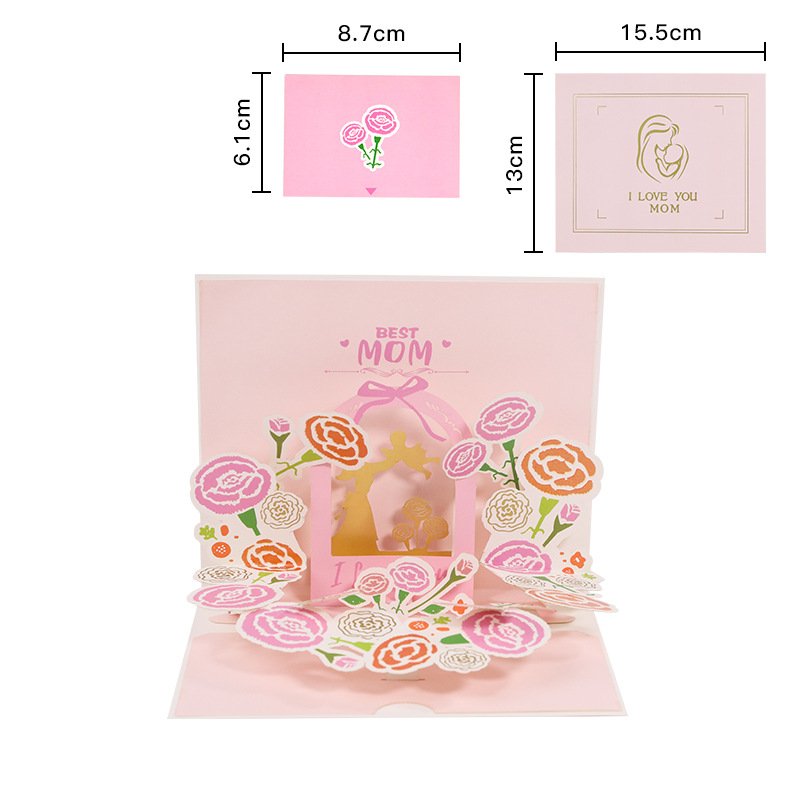 Mother's Day Pop-up Card With Colorful Butterflies - Image 22