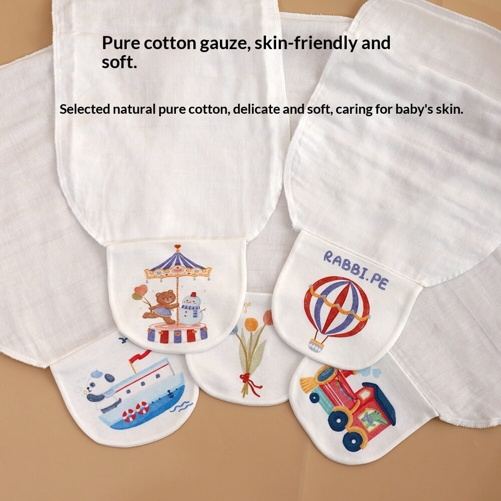 Baby Cotton Sweat Towel For Kids Kindergarten - Image 4