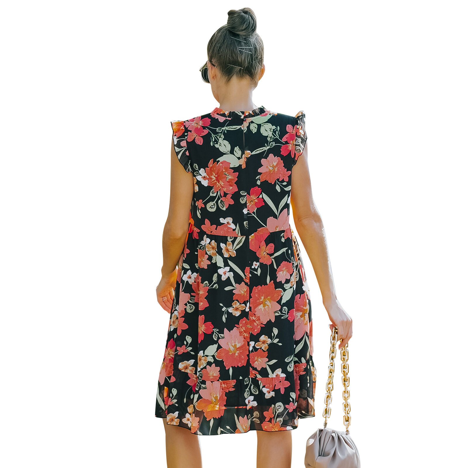 European And American Style Floral Skirt - Image 5