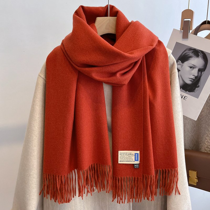High-end Versatile Shawl Warm Thickened Scarf Dual-purpose - Image 27