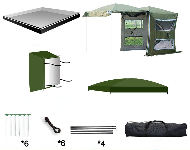 Self-driving Tour In Tents Beside The Car - Image 7