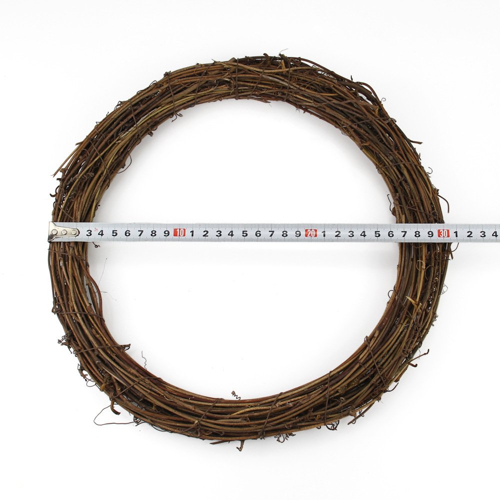 Tufu Rattan Garland Circle Vine Ring Christmas - Image 10