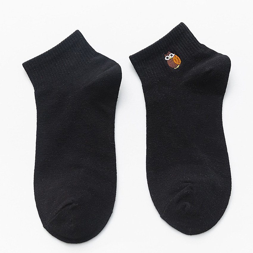 Japanese Embroidery Cartoon Boat Socks College Style - Image 9