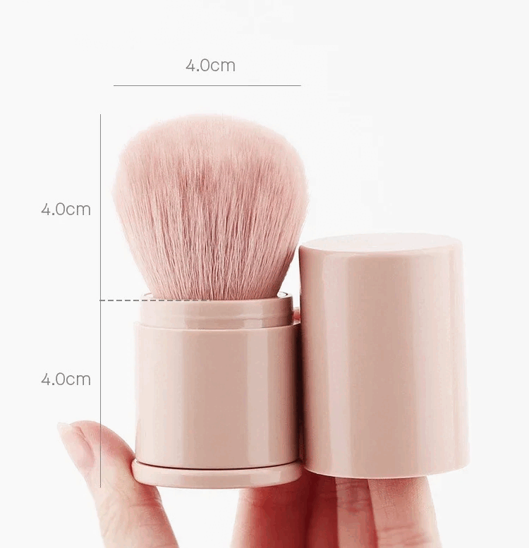 Quality Portable Convenient Retractable Makeup Brush Makeup Tools Accessories For Foundation Powder Eyeshadow Large Loose Powder Blush - Image 2
