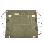 Canvas Half Drawing Apron Bakery Cafe Work Clothes Can Be Customized