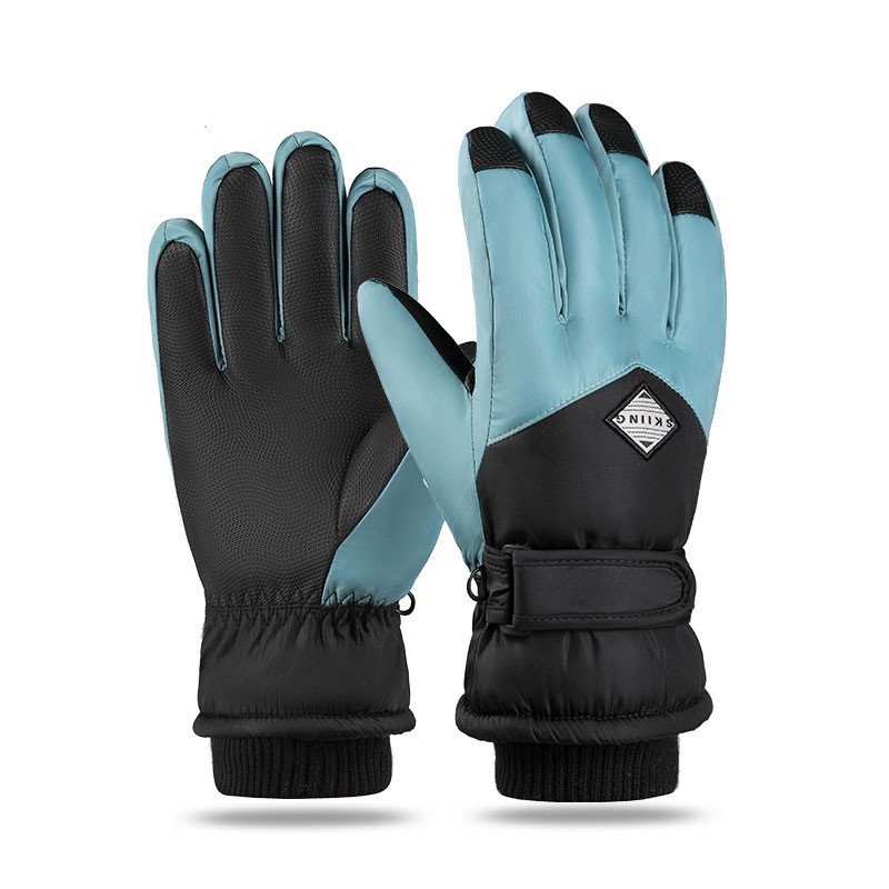 Couple Winter Fleece Thickened Warm And Windproof Gloves - Image 8