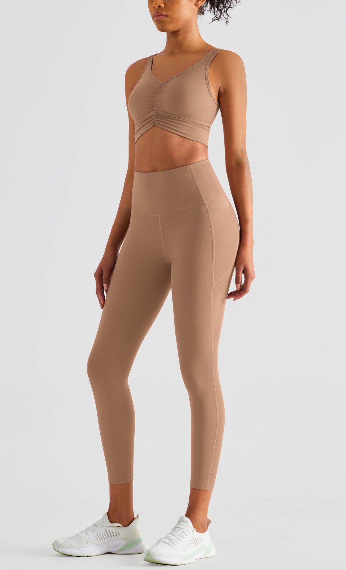 Side Pocket Large Capacity Slim Peach Hip Lift Fitness Pants - Image 2