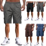 Men's Casual Multi Pocket Cargo Shorts Loose Outdoor