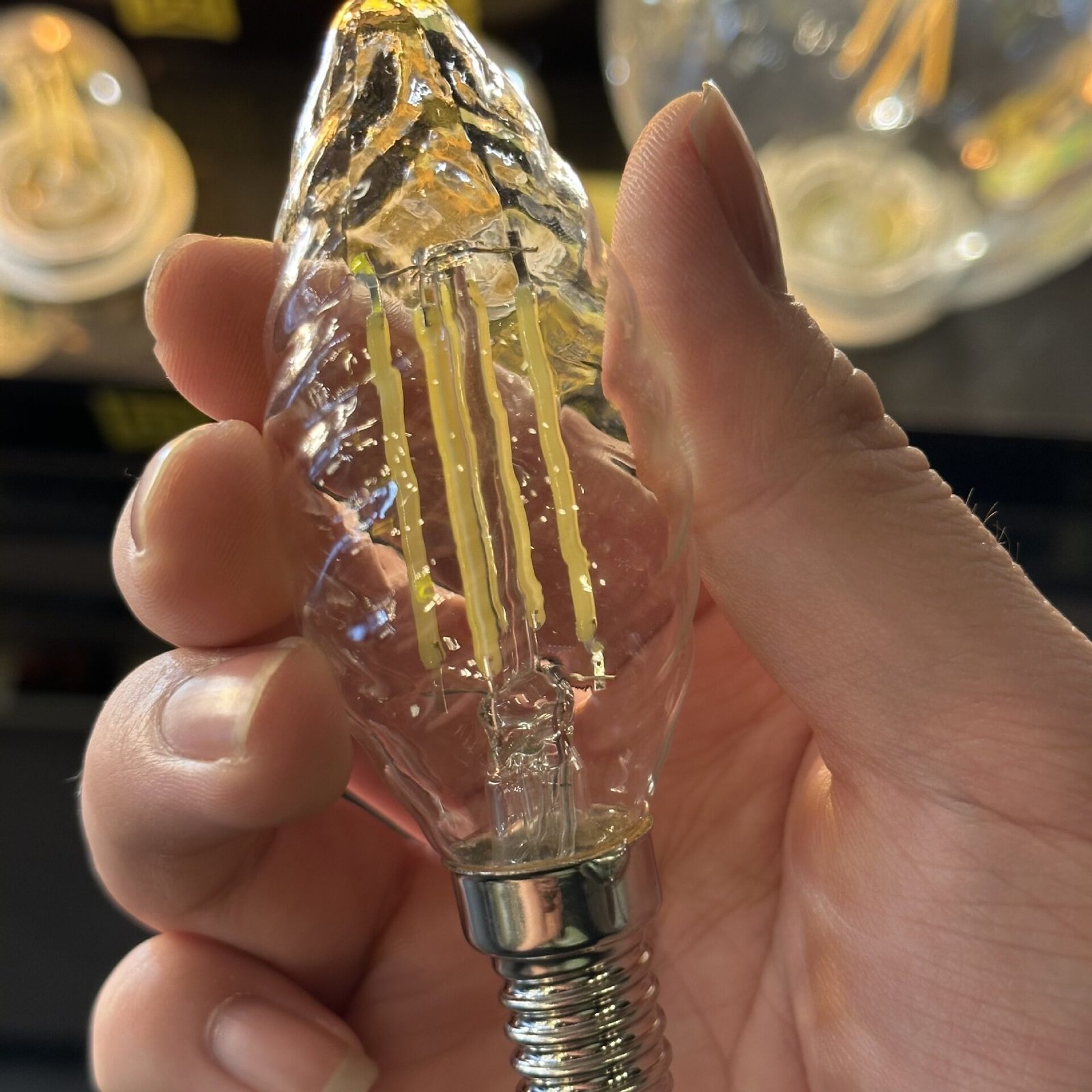 Threaded Ice Cream Bulb Jewelry Decoration