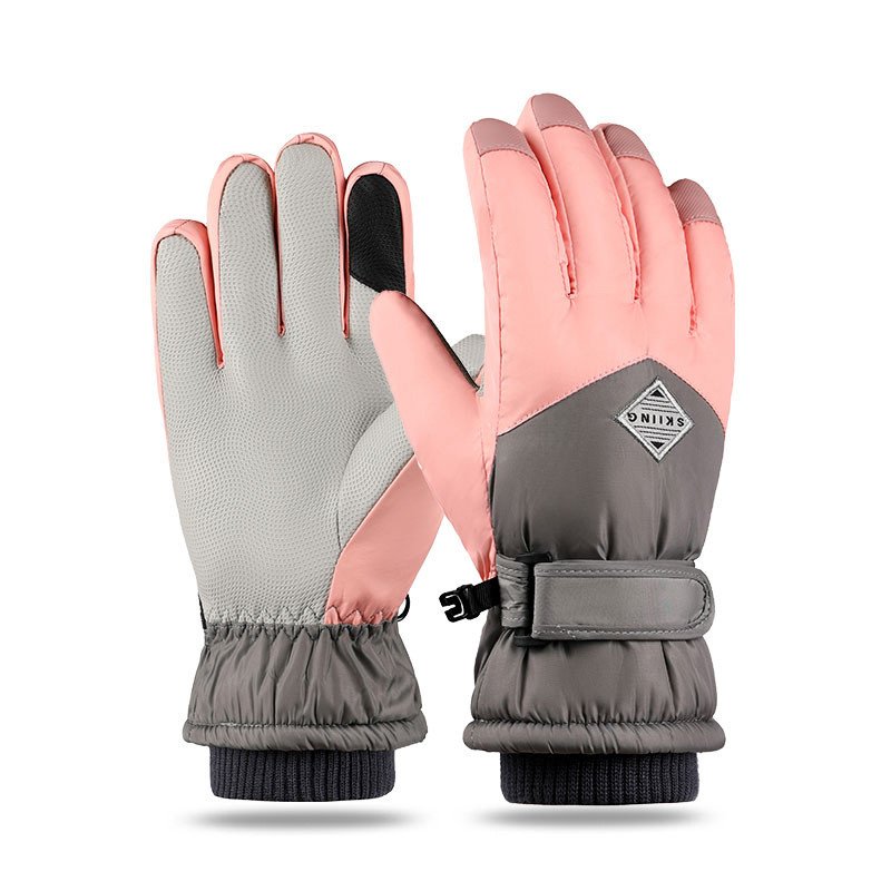 Couple Winter Fleece Thickened Warm And Windproof Gloves - Image 6