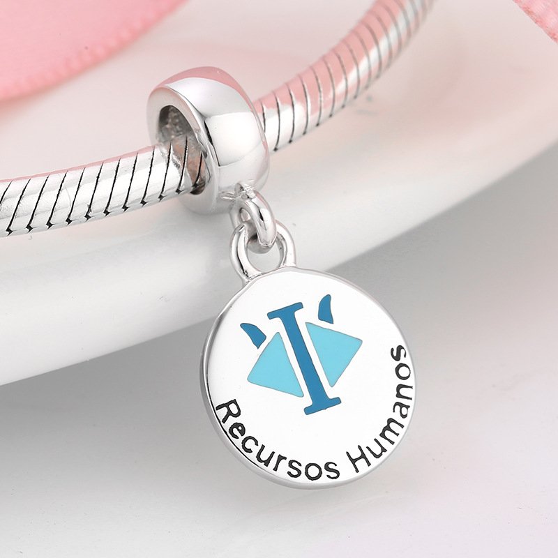 S925 Sterling Silver Beads Creative Professional Spanish Silver Series Pendant DIY Bracelet Accessories Silver Beads - Image 3