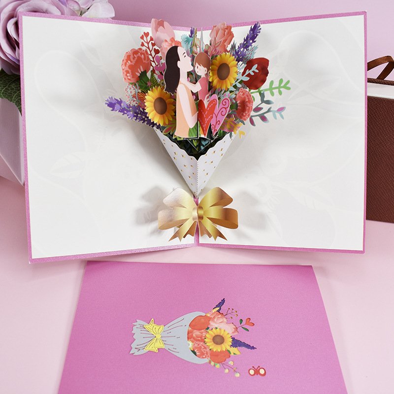 Mother's Day Pop-up Card With Colorful Butterflies - Image 33
