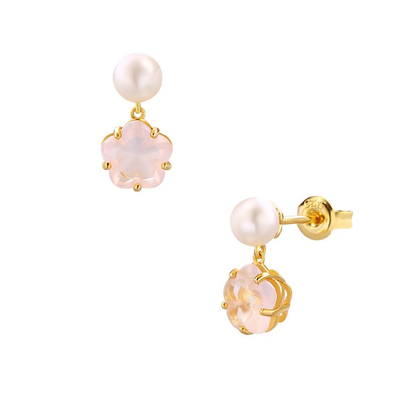 Anti Allergic Natural Crystal Earrings - Image 4