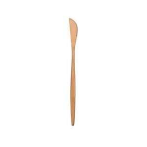 Matte Rose Gold Western Tableware Coffee Stirring Spoon