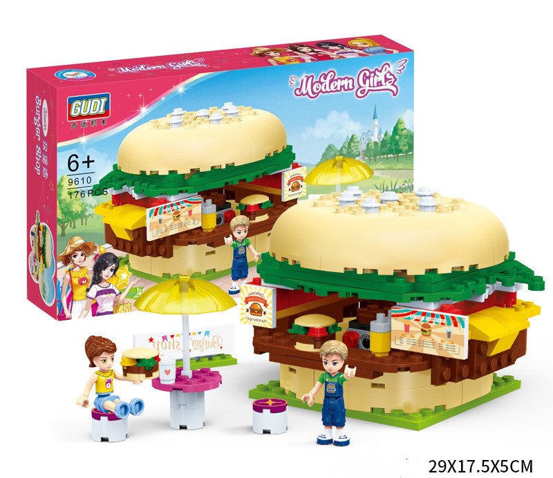 Amusement Park Girls Assembled Building Blocks - Image 2