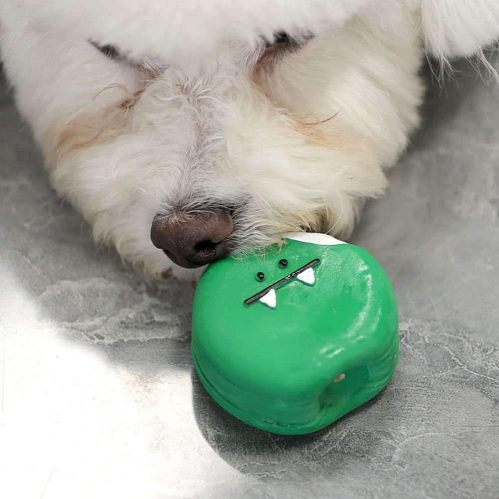 Cute Cartoon Pattern Latex Toy Egg Bread Shape Anti Squeeze Puppy Chew Toys Bite Resistant Dog Squeaky Toy For Training - Image 5