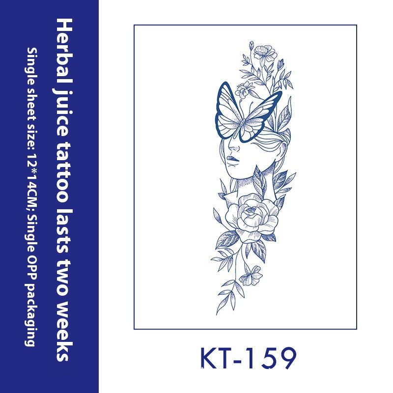 Tattoo Sticker English Letters Ins Style Men's Dark Women's Waterproof - Image 24