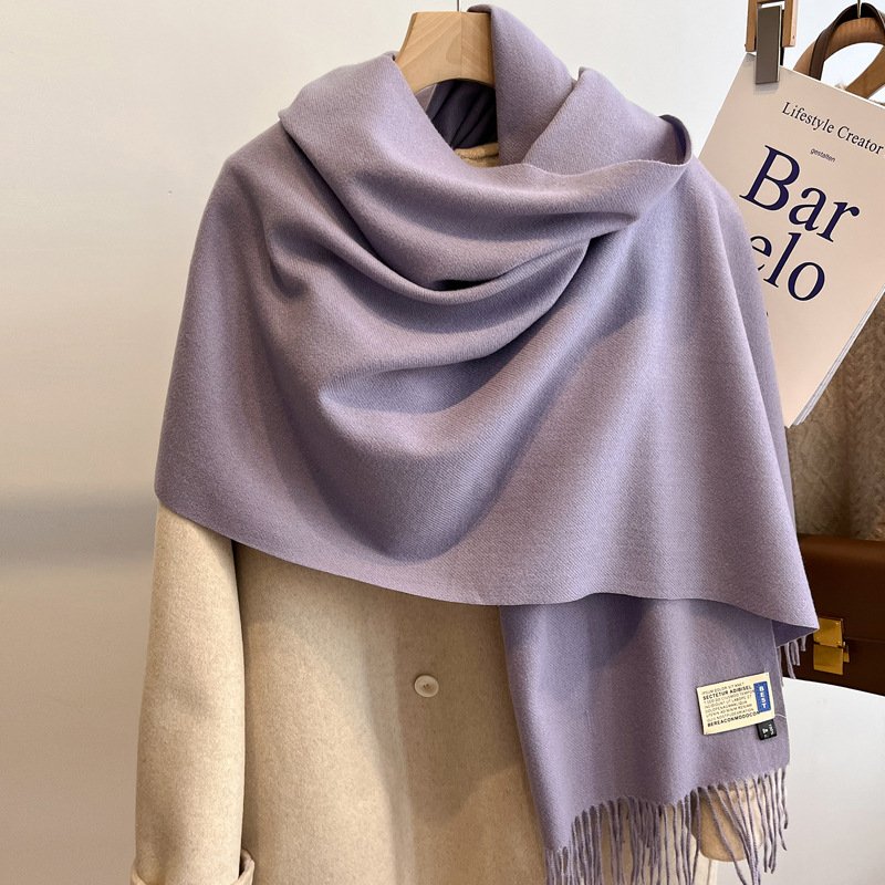 High-end Versatile Shawl Warm Thickened Scarf Dual-purpose - Image 29