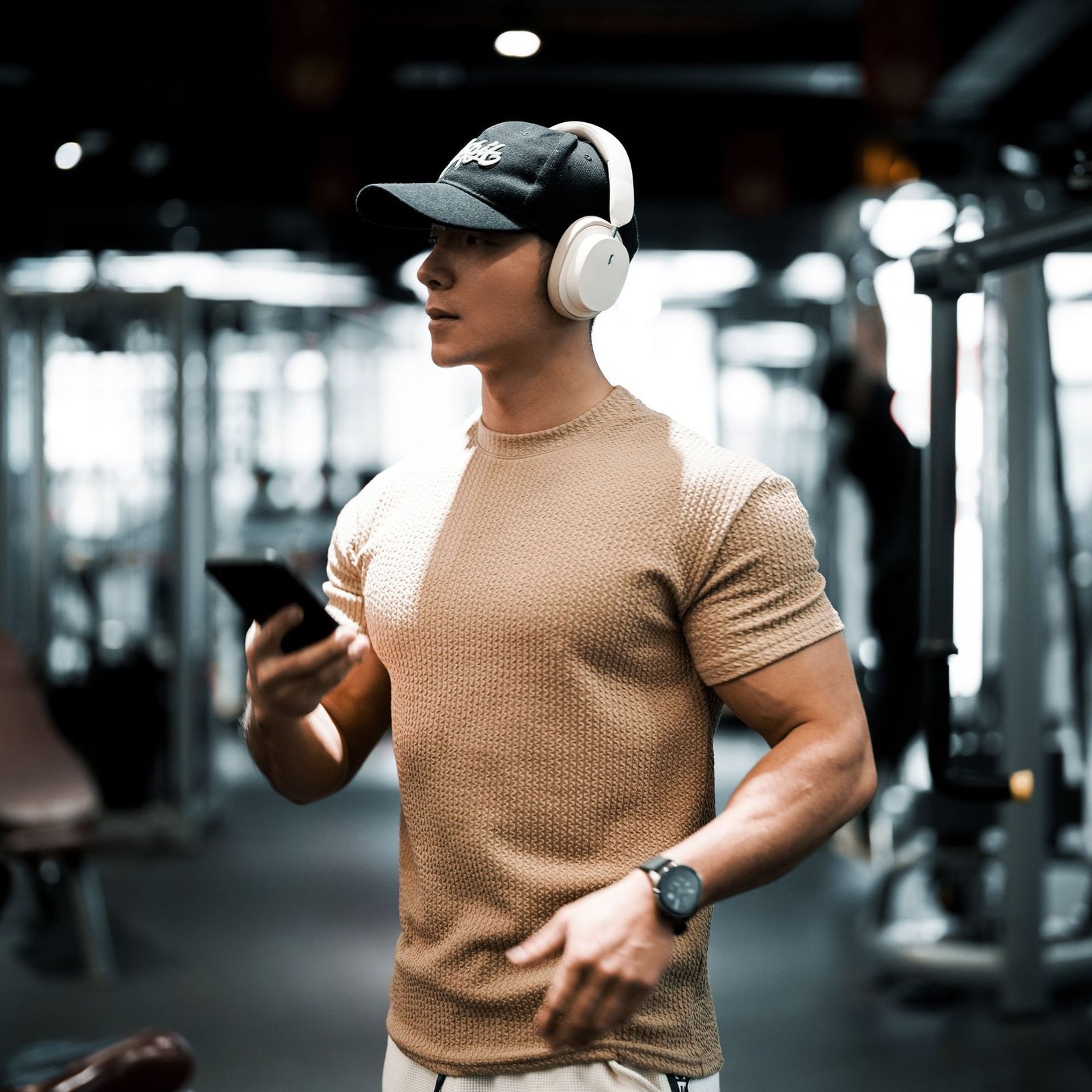 Summer New Men's Sports Solid Color Light Board Short Sleeve T-shirt - Image 9