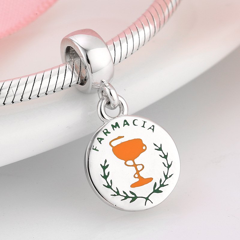 S925 Sterling Silver Beads Creative Professional Spanish Silver Series Pendant DIY Bracelet Accessories Silver Beads - Image 2
