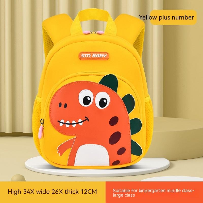 Men's And Women's Cute Fashion Dinosaur Neoprene Backpack - Image 19