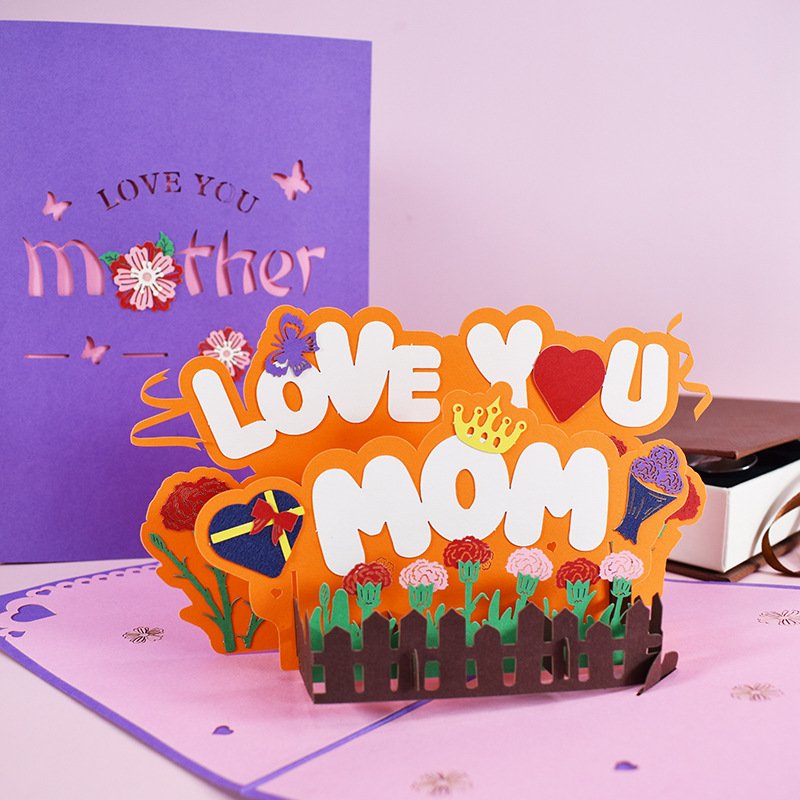 Mother's Day Pop-up Card With Colorful Butterflies - Image 31