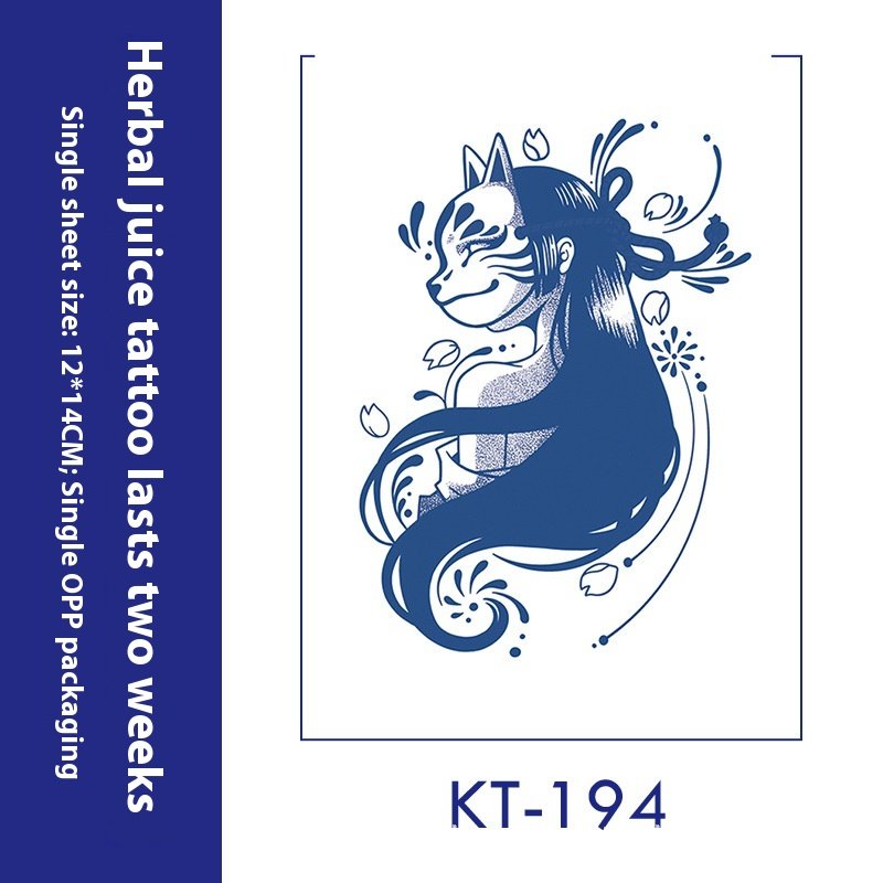Tattoo Sticker English Letters Ins Style Men's Dark Women's Waterproof - Image 38