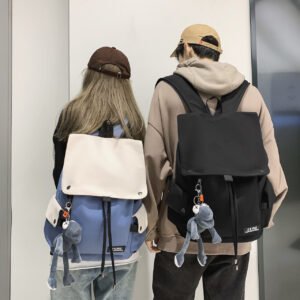Women's Color-blocking Casual Backpack