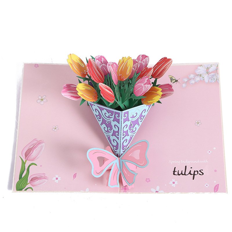 Mother's Day Pop-up Card With Colorful Butterflies - Image 43