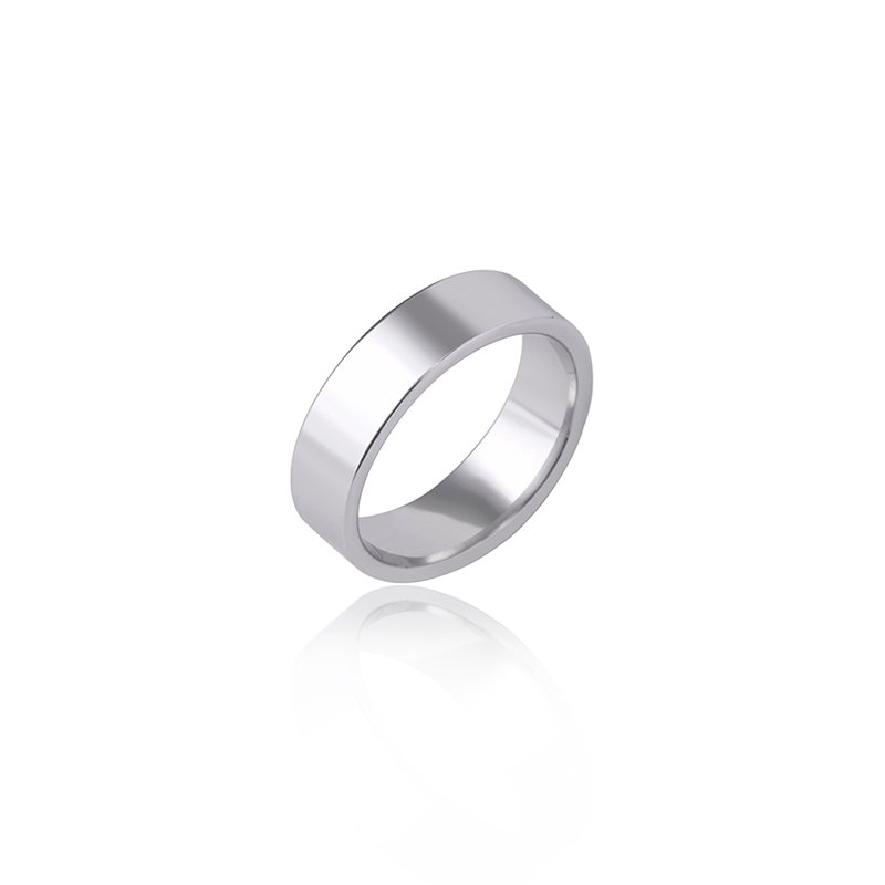Simple Sun Moon Stainless Steel Ring Black Silver Romantic Couple Ring - Image 5