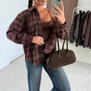 Winter Fashion Casual Single-breasted Women's Vintage Coat