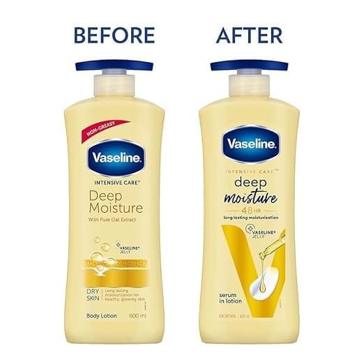 Vaseline – Intensive Care Deep Moisture 48 Hours Serum In Lotion (600ML) - Image 4