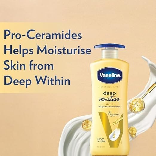 Vaseline – Intensive Care Deep Moisture 48 Hours Serum In Lotion (600ML) - Image 2