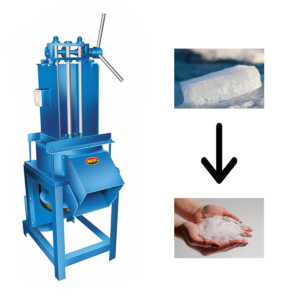 Kalsi ice crusher / cutter gola maker jumbo electric motorised machine in steel for bar and party at home